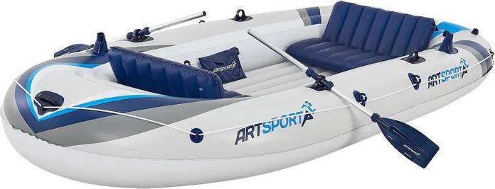 Juskys Schlauchboot mit zwei Sitzbänken (322 cm, 4 Pers.)