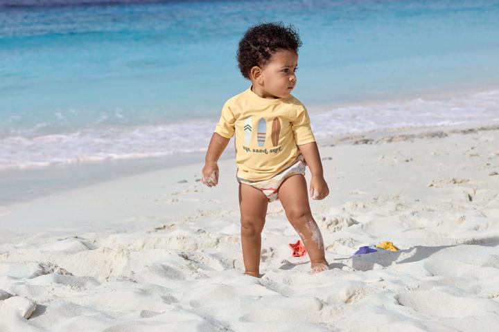 Productafbeelding Lässig Baby-Bademode Bade-Shirt LSF Short Sleeve Rashguard - Surfboards (80)