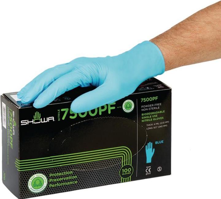 Showa Gants jetables en nitrile (XL)