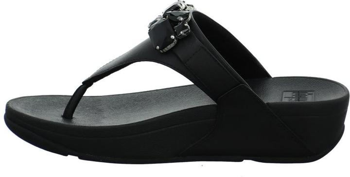 Fitflop Lulu Jewel Deluxe Leather Toe Post Sandal