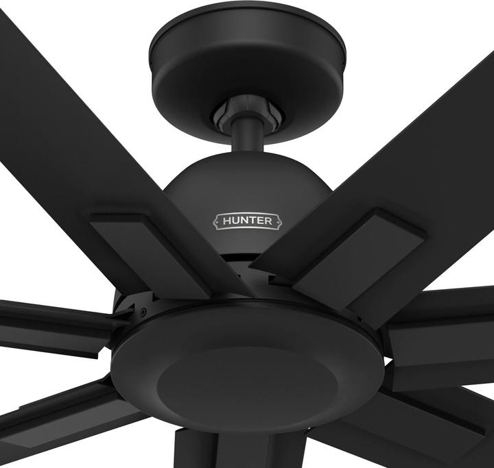 Image du produit Hunter Fans DC Deckenventilator Sahira Schwarz mit Fernbedienung (42 dB)