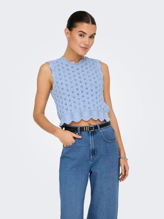 Image du produit Only Coupe normale Col rond Top tricoté (L)