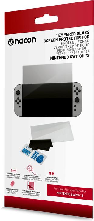 Produktbild Nacon Gaming Tempered Glass Screen Protector (Switch 2)