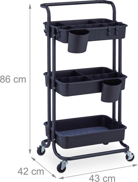 Actual product image Relaxdays Trolley