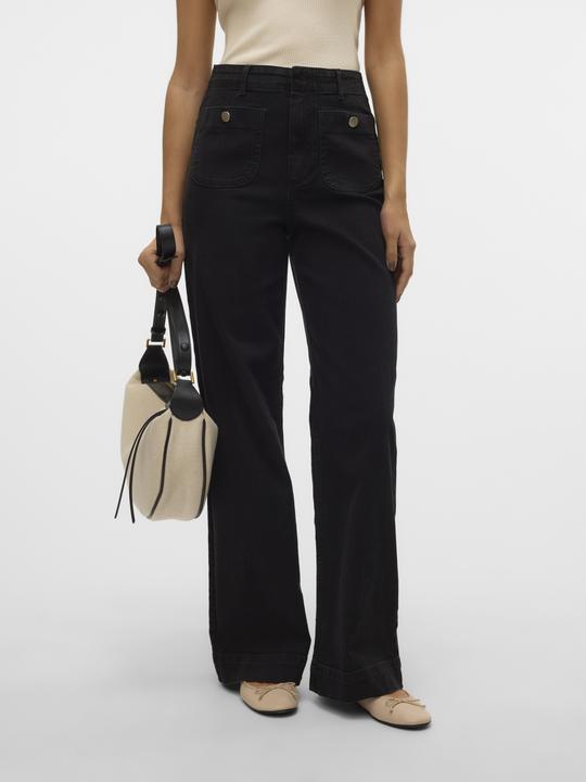 Produktbild Vero Moda VMKAYLA Hohe Taille Weiter Beinschnitt Jeans Weit geschnitten (W25/L32)