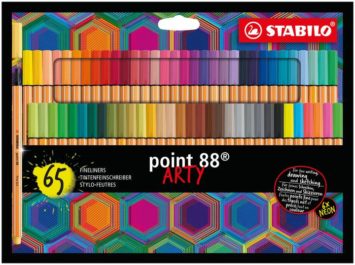 Actual product image STABILO point 88 Fineliner (Multicolor, 65 x)