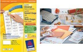 Actual product image Avery Universal labels