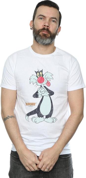 Image du produit Looney Tunes - T-shirt SYLVESTER DISTRESSED - Homme (XXL)