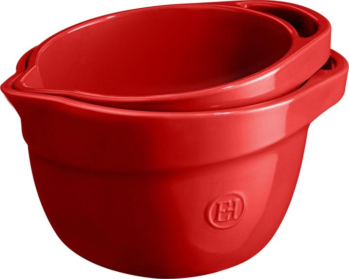 Image du produit Emile Henry Bol de preparation rouge S (2.50 l)