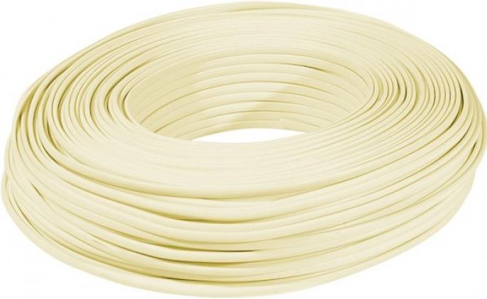 Immagine prodotto Générique Cavo telefonico a tariffa flat a trefoli 30AWG 4W - Avorio bobina da 100 m