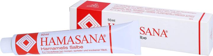 Produktbild Robugen HAMASANA Hamamelis Salbe zur Hautpflege bei rissiger, spröder und trockener Haut, 50 g Salbe (Körpercreme)