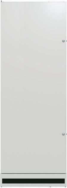 Produktbild EFB Elektronik Tür für PRO 42HE, B=800, Stahl, 1-teilig, VR, RAL7035, Rücktür, Einteilige Stahltür f