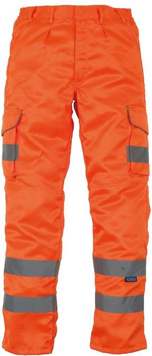 Actual product image Yoko HiVis cargo trousers with knee pockets (W38)