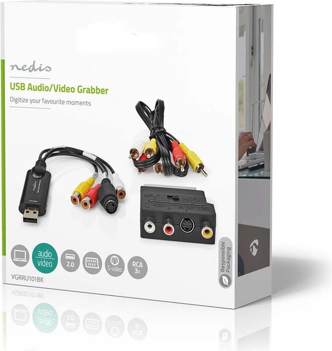 Actual product image Nedis VGRRU101BK (Analog -> Digital)