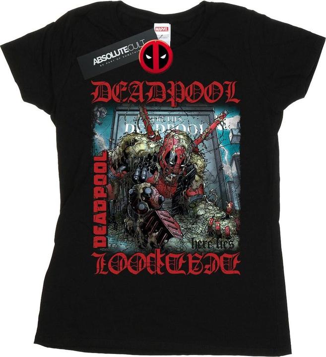 Immagine prodotto Deadpool Here Lies Deadpool Maglietta Donna (S)