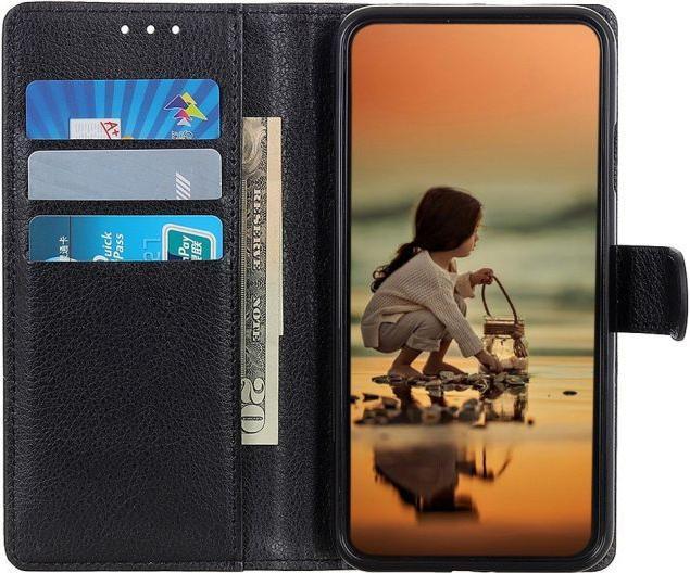 Actual product image MU Classic Litchi Leather Bookcover Series (Samsung Galaxy A34 5G)