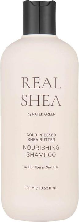 Rated Green Shampoo nutriente al burro di karité reale (400 ml, Shampoo liquido)