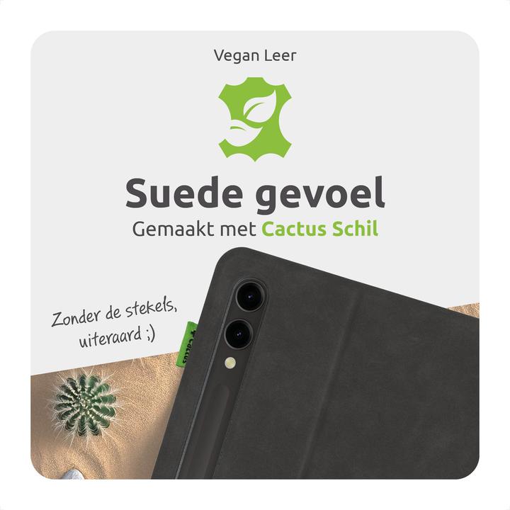 Actual product image Gecko Covers EasyClick Cactus Black book cover (Galaxy Tab S10+)