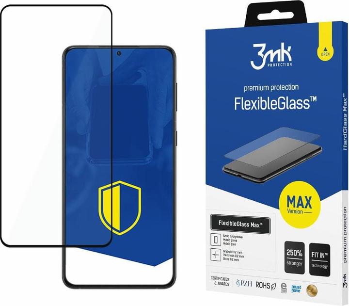 Produktbild 3MK FlexibleGlass Max Bildschirmschutz, Display Folie (1 Stück, Samsung Galaxy S22+)
