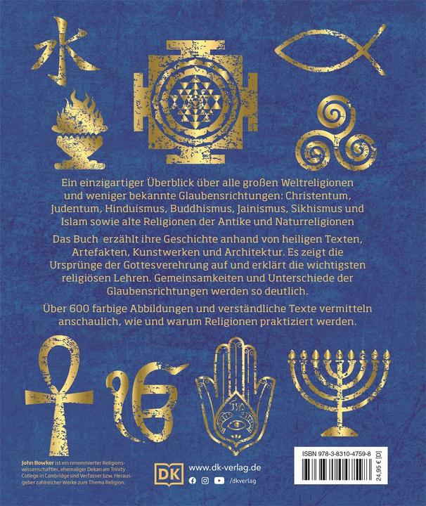 Actual product image Religionen der Welt (German, John Bowker, 2023)