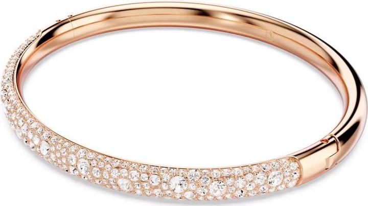 Actual product image Swarovski Meteora bangle snow pavé white rose gold (Swarovski Metal)