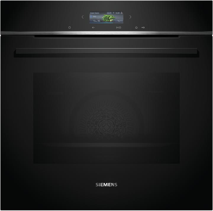Actual product image Siemens iQ700, Built-in oven, 60 x 60 cm, Black, Stainless steel, HB734G2B1