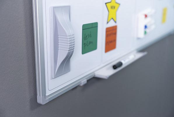 Actual product image eurokraft basic Task board for Scrum and Kanban, varnished, with 5 lanes, WxH 2000 x 1200 mm.