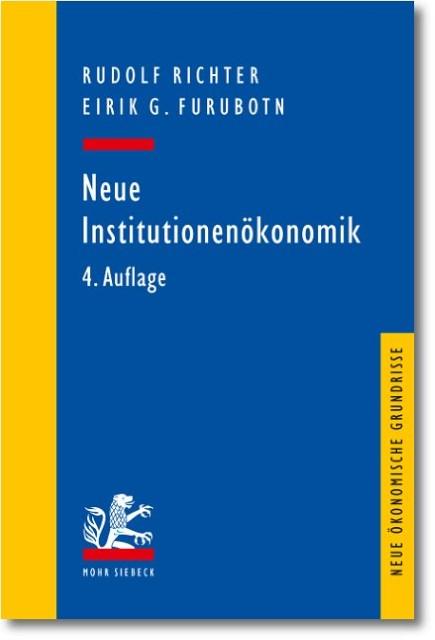 Actual product image New Institutional Economics (German, Rudolf, Eirik/Judge, Furubotn, 2010)
