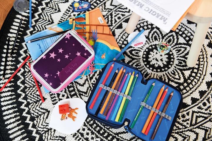 Actual product image Step by Step satchel accessories XXL pencil case, 43 pieces