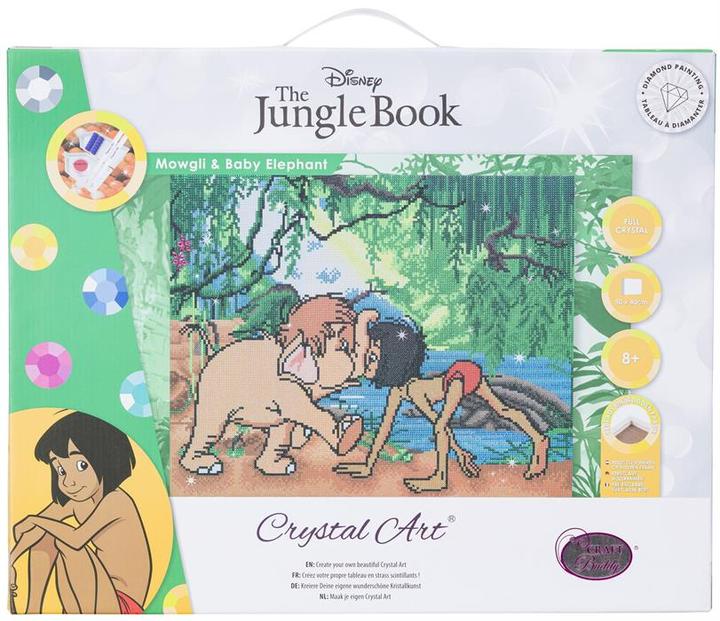 Image du produit Craft Buddy Amis du Livre de la Jungle, Tableau 40x50cm Crystal Art Kit