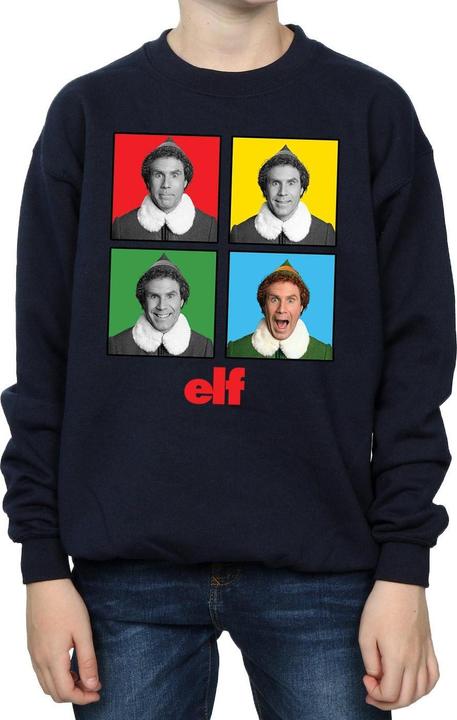 Actual product image Elf Boys Four Faces Sweatshirt (140, 146)