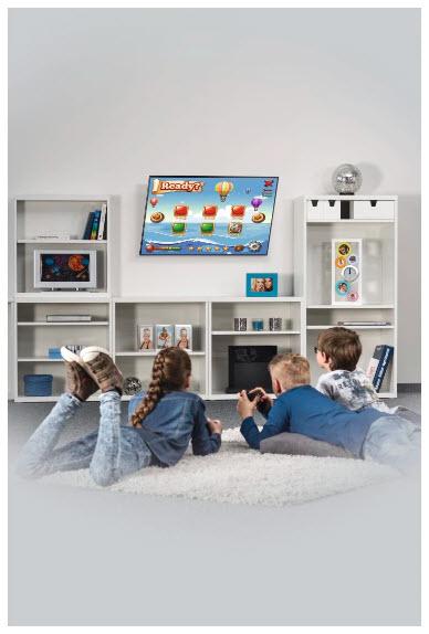 Actual product image Hama TV wall bracket, inclinable, 191 cm (75") up to 40 kg (Wall, 75", 40 kg)