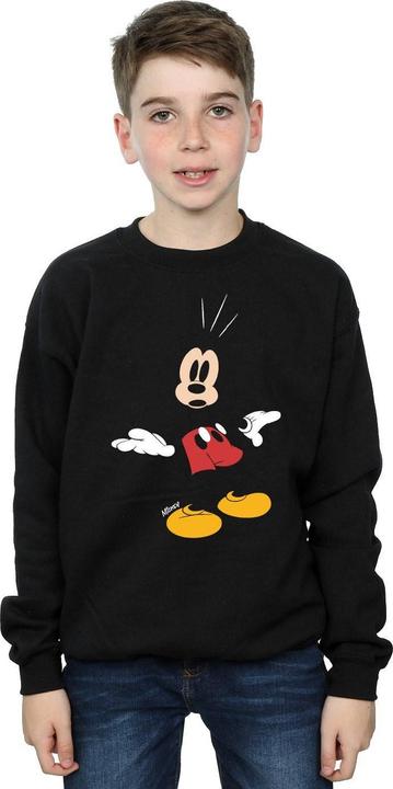 Actual product image Disney Boys Mickey Mouse Surprised Sweatshirt (116)
