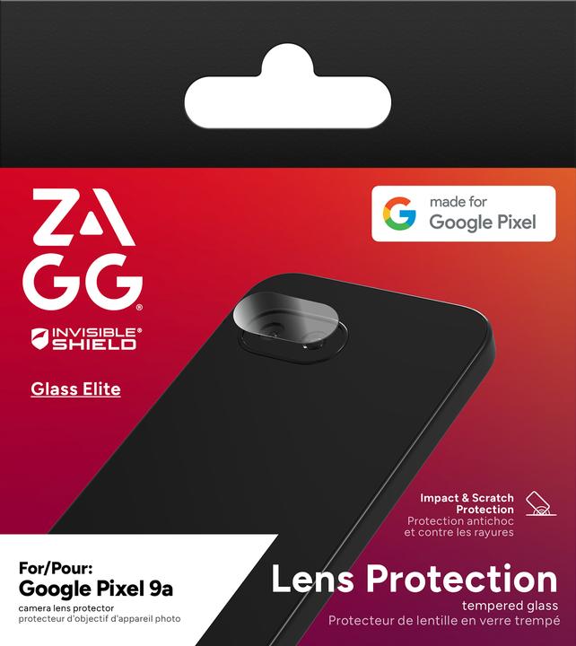 Actual product image Zagg Glass Elite Camera Lens Protector For Pixel 9a (1 Piece, Google Pixel 9a)