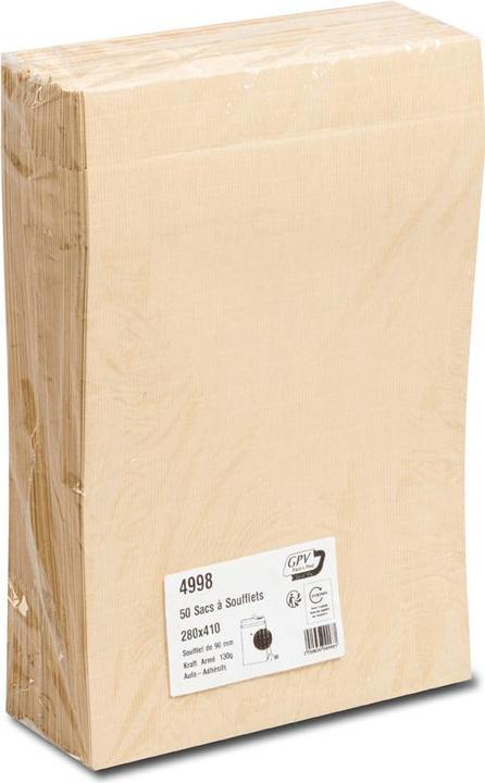 Produktbild GPV Faltenversandtaschen, 280 x 410 mm, ohne Fenster (50 x)