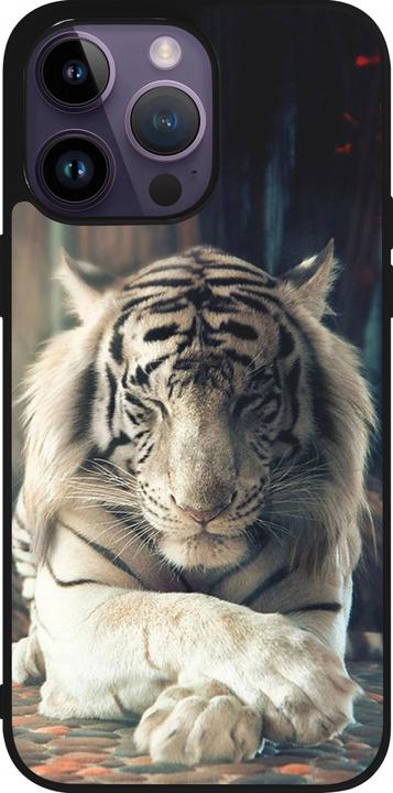 Actual product image PhoneLook Cover silicone black Zen Tiger (Apple iPhone 15 Pro Max)