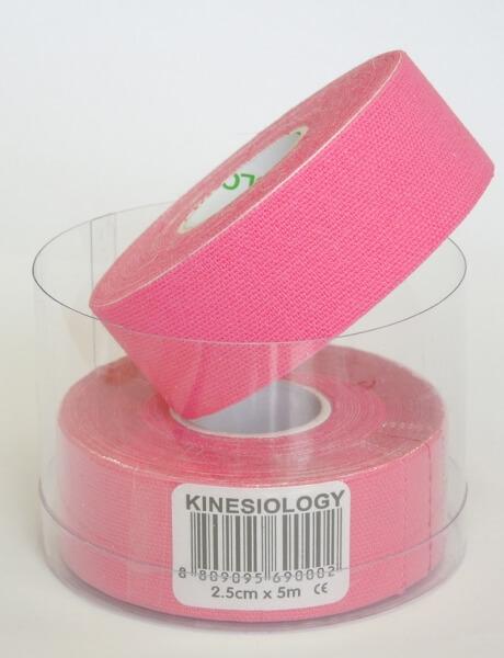 Produktbild Nasara Kinesiology Tape schmal pink 2.5cmx5m (5 m)