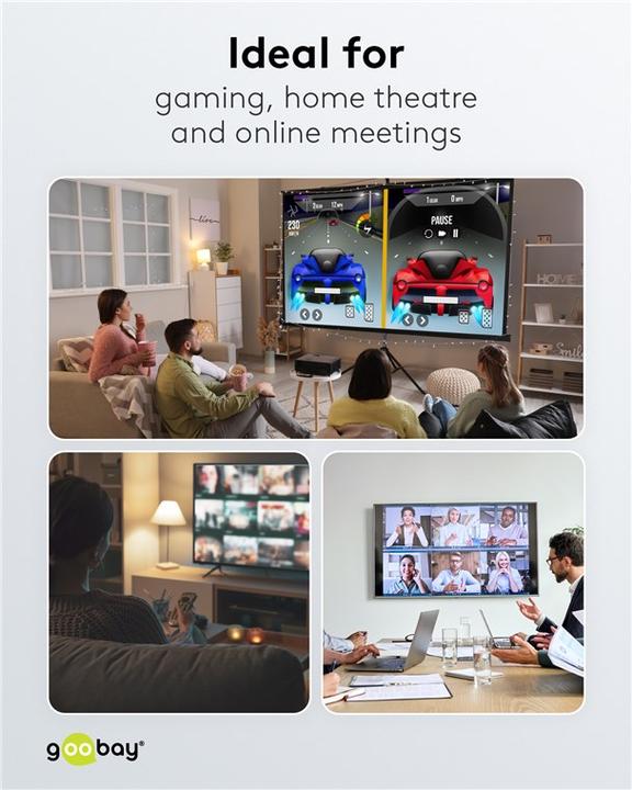 Actual product image Goobay HDMI Matrix Switch 4 to 2 4K @ 60 Hz
