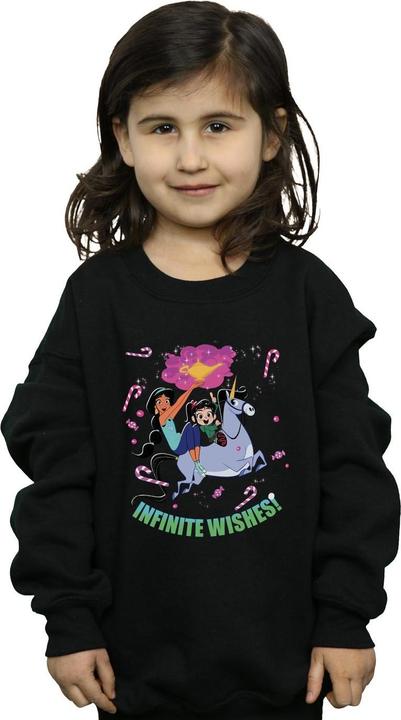 Image du produit Disney - Sweat WRECK IT RALPH JASMINE AND VANELLOPE - Fille (128)