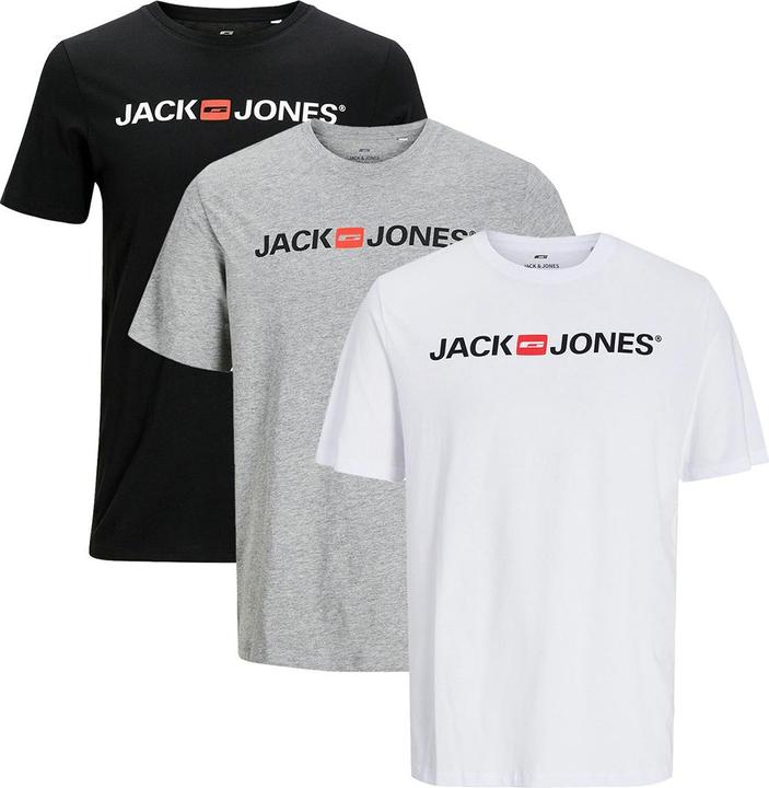 Actual product image Jack & Jones 3er Pack Corp T-Shirt (XL)