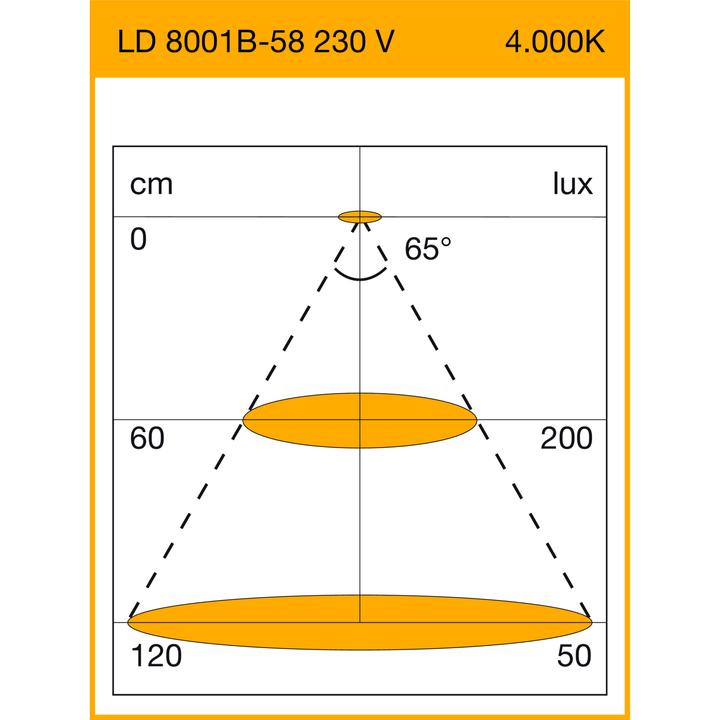 Produktbild Elektra LED Einbauleuchte (Flächenlicht) Led-Spots ø 62 mm neutralweiss schwarz (173 lm)