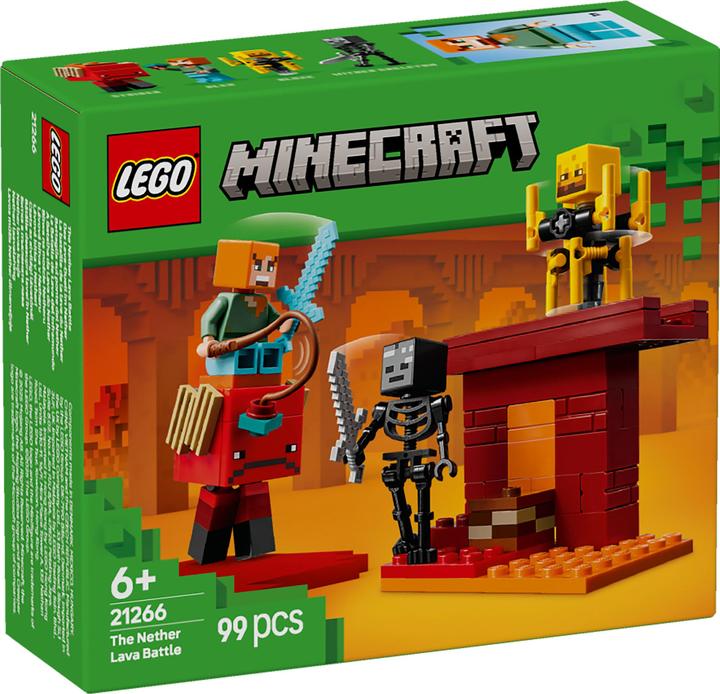 Immagine prodotto LEGO Das Lava-Duell im Nether (21266, LEGO Minecraft)