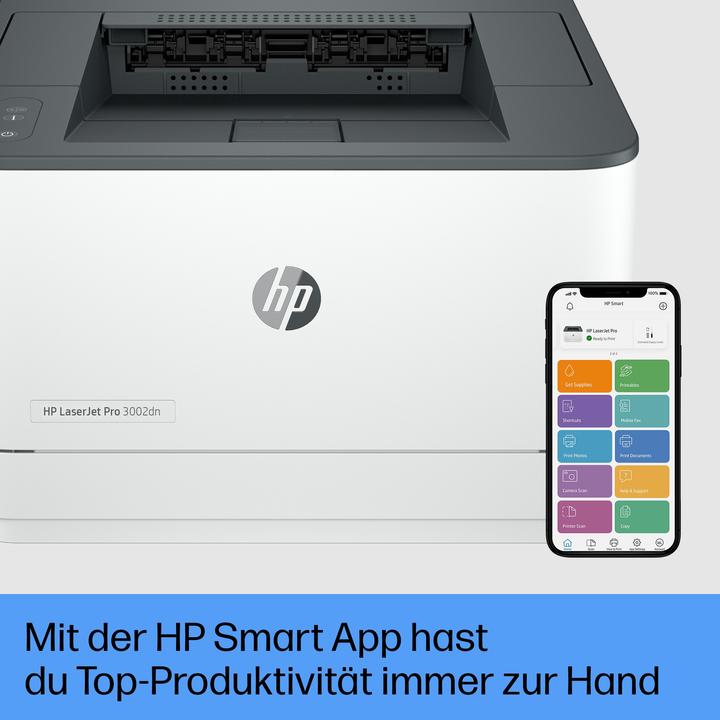 Actual product image HP LaserJet Pro 3002dn (Laser, Black and white)