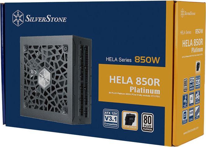 Actual product image Silverstone SST-HA850R-PMA - Cybenetics Platinum 850W ATX 3.0 + PCIe 5.0 fully modular ATX PSU (850 W)