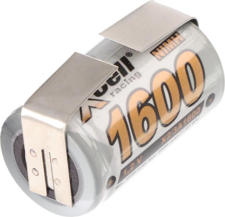 Actual product image XCell X2/3A1600-LFU battery 2/3 A (1 pcs., 1600 mAh, Rechargeable battery)