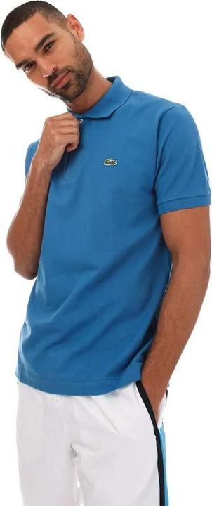 Actual product image Lacoste Mens Ribbed Collar Short-Sleeved Polo Shirt (XS)
