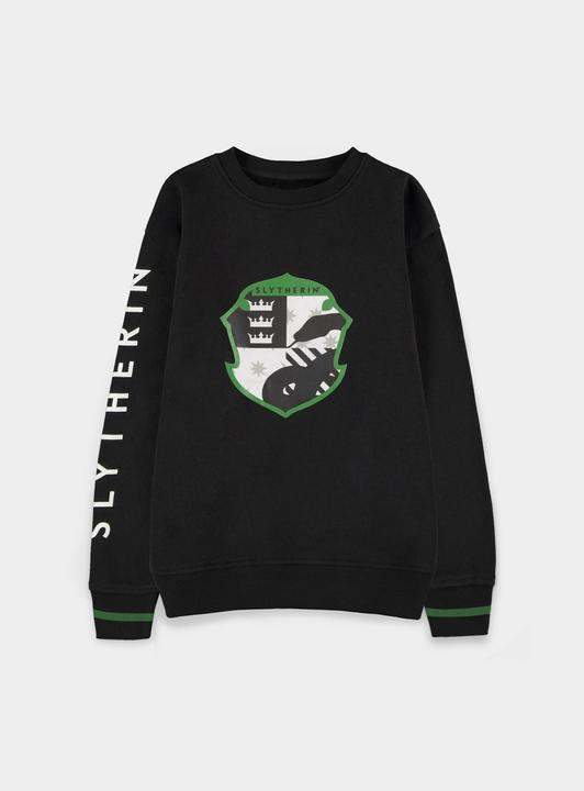 Actual product image Harry Potter: Wizards Unite Slytherin Emblem Boys Crew Sweater (158)