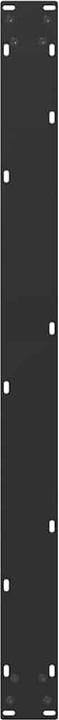 Produktbild VidaXL Couchtischbeine U-Form 2 Stk. Schwarz 100x(72-73) cm Stahl Tischbein
