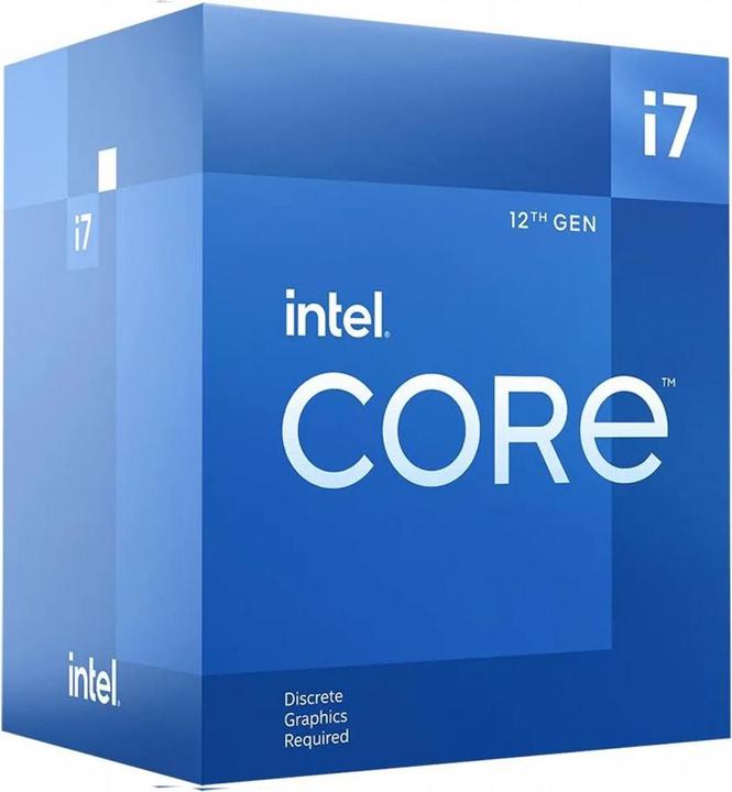 Actual product image Intel Core i7-12700F (LGA 1700, 2.10 GHz, 12 -Core)