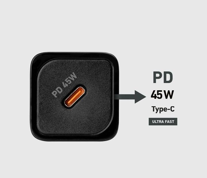 Actual product image SBS Charger GaN USB-C PD 45W black (45 W)